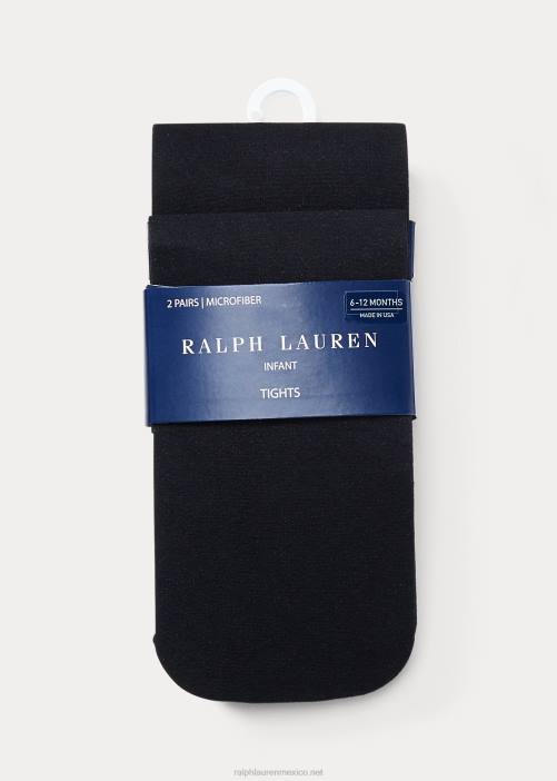 pack de 2 medias 02RH8059 bebé Ralph Lauren negro