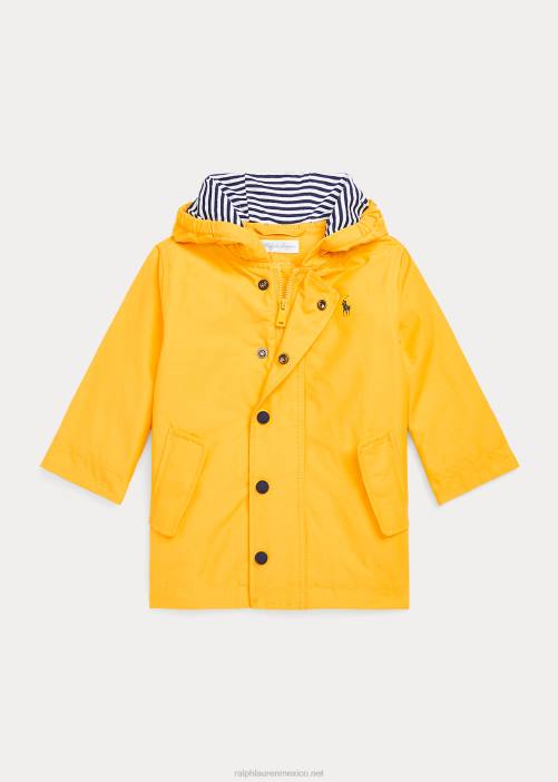 impermeable con capucha 02RH8330 bebé Ralph Lauren impermeable amarillo