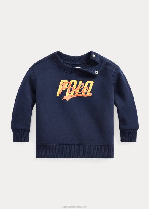 sudadera con logo 02RH8306 bebé Ralph Lauren marina de crucero