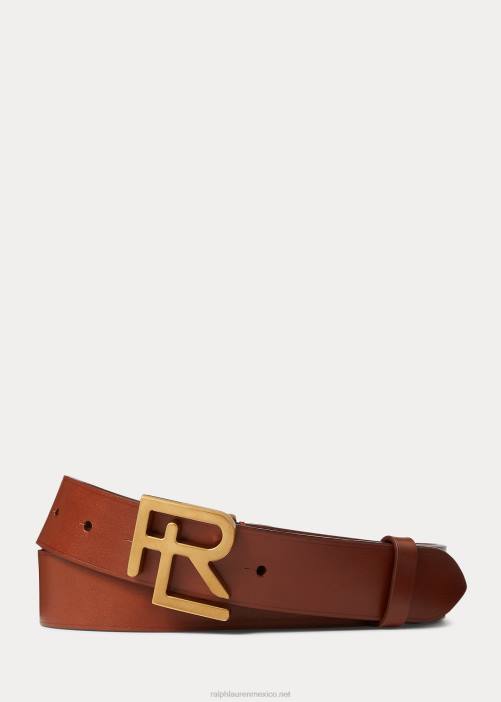 cinturón rl vachetta 02RH9034 hombres Ralph Lauren broncearse