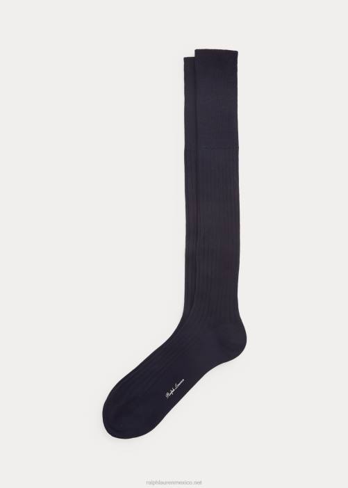 calcetines de punto de canalé 02RH2665 hombres Ralph Lauren