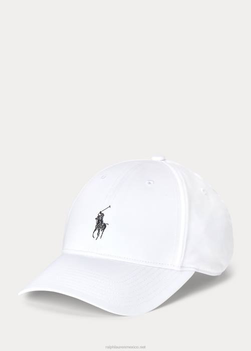 gorra de sarga 02RH2543 hombres Ralph Lauren blanco