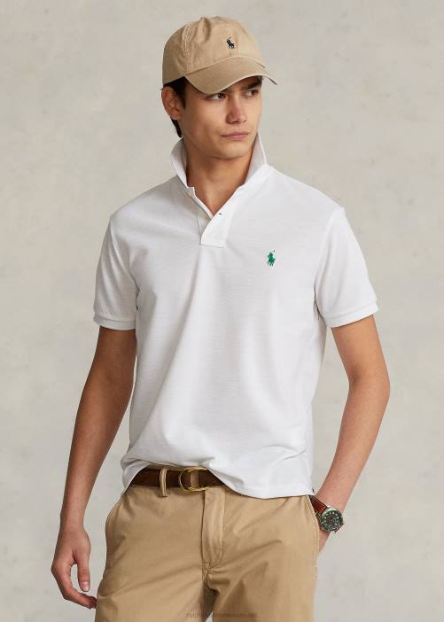 el polo de la tierra 02RH986 hombres Ralph Lauren blanco