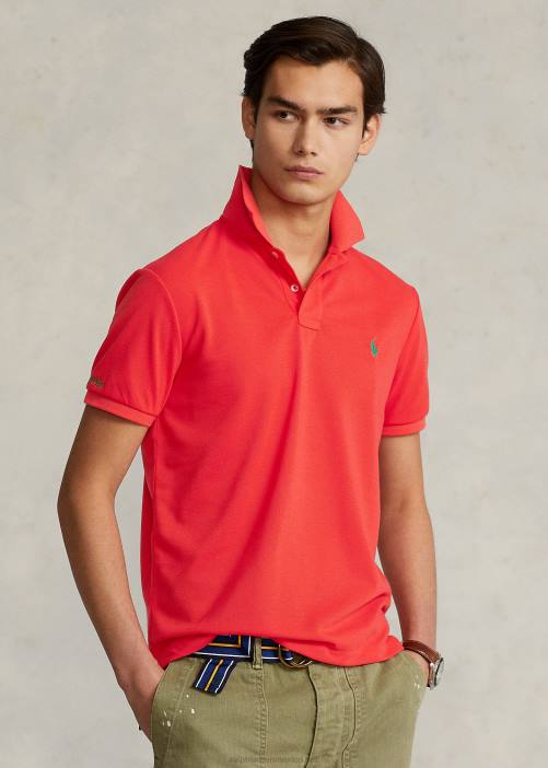 el polo de la tierra 02RH990 hombres Ralph Lauren tomate