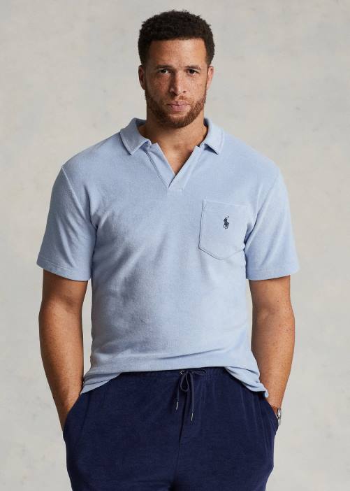 polo de felpa 02RH1475 hombres Ralph Lauren austin azul