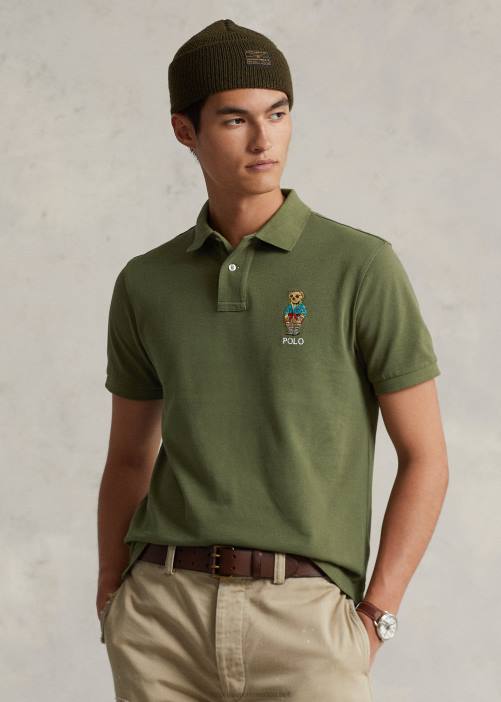 polo slim fit personalizado con osito 02RH8660 hombres Ralph Lauren