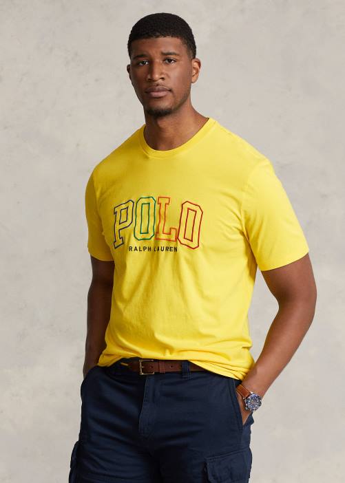 playera con logo 02RH1503 hombres Ralph Lauren limonada