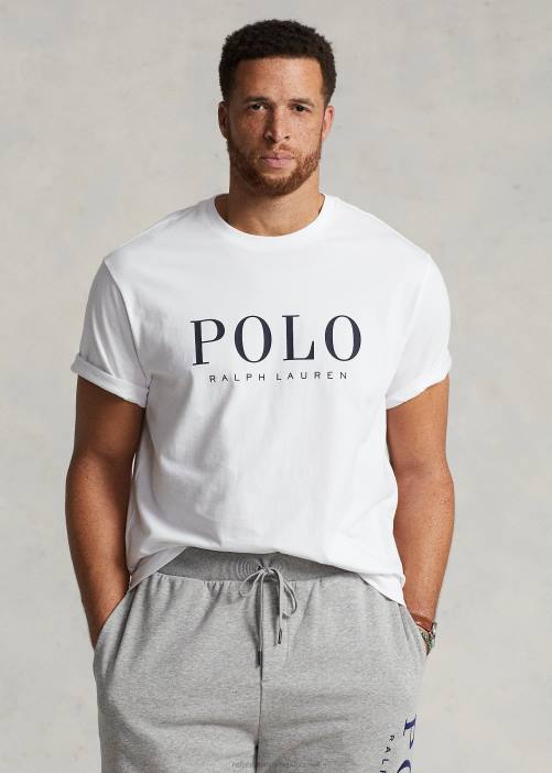 playera con logo 02RH1558 hombres Ralph Lauren blanco