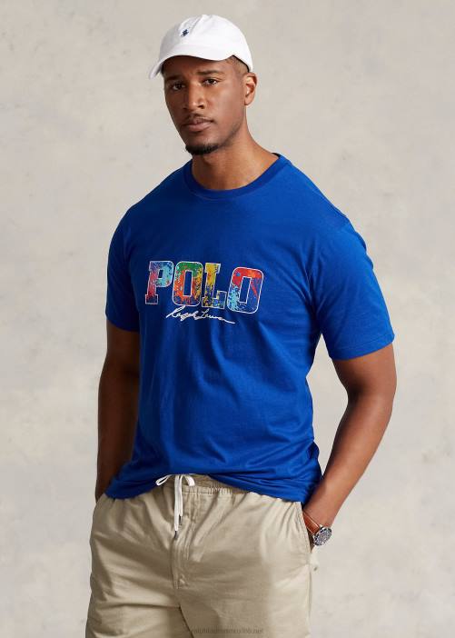 playera con logo 02RH1562 hombres Ralph Lauren estrella de zafiro