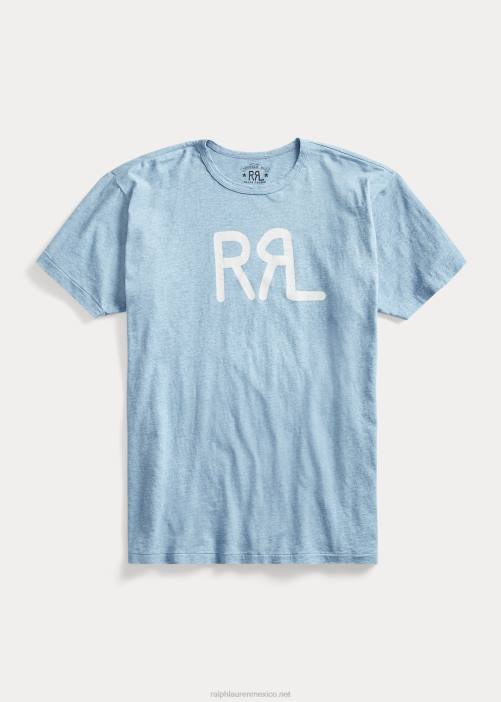 playera con logo 02RH1695 hombres Ralph Lauren krrl054-azul jaspeado