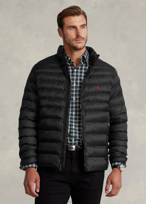 la chaqueta plegable 02RH1909 hombres Ralph Lauren negro