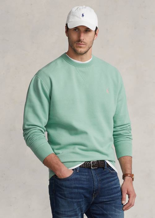 la sudadera polar rl 02RH1592 hombres Ralph Lauren essex verde