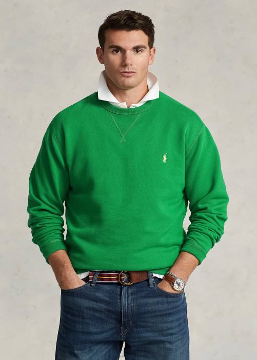 la sudadera polar rl 02RH1594 hombres Ralph Lauren verde optico