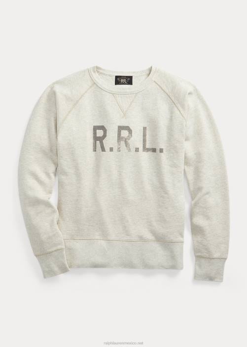 sudadera con logo 02RH1755 hombres Ralph Lauren brezo de avena