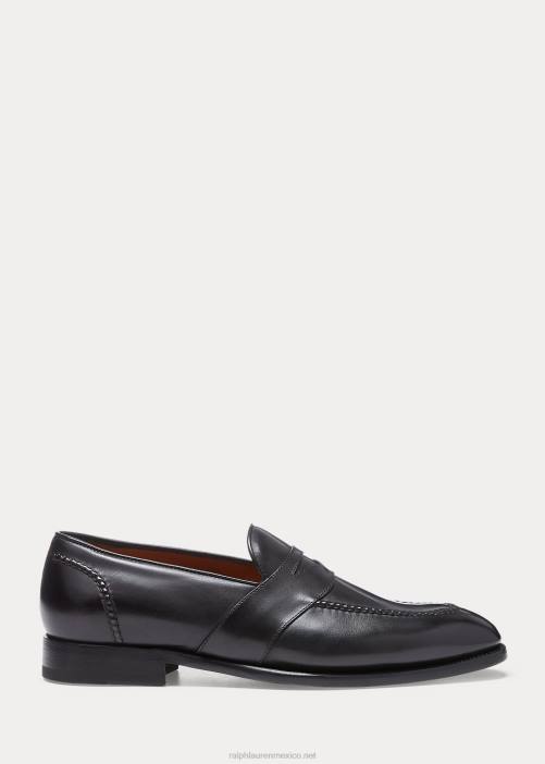 mocasines meegan penny 02RH2159 hombres Ralph Lauren negro