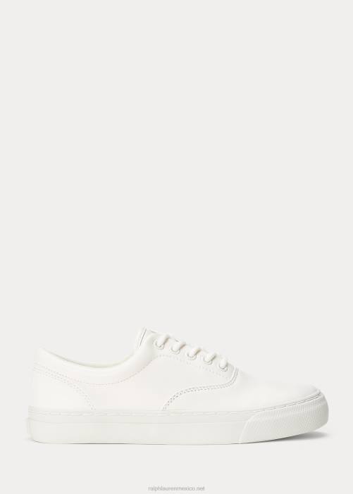 zapatillas bryn de piel 02RH5111 mujer Ralph Lauren blanco