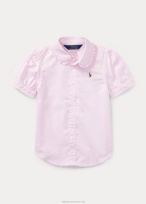 camisa oxford 02RH6921 niños Ralph Lauren rosa