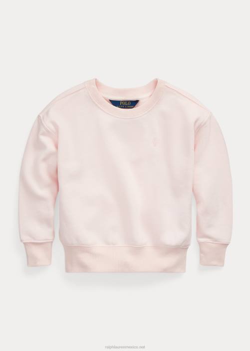 sudadera con logo 02RH7425 niños Ralph Lauren rosa acacia