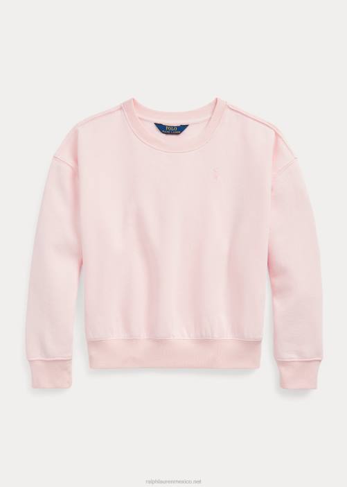 sudadera con logo 02RH7586 niños Ralph Lauren rosa acacia