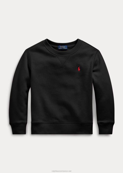 sudadera polar 02RH5930 niños Ralph Lauren negro