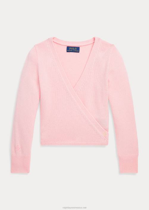 abrigo suéter 02RH7461 niños Ralph Lauren arena rosa