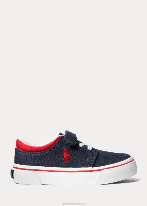 tenis faxon x 02RH6352 niños Ralph Lauren Armada